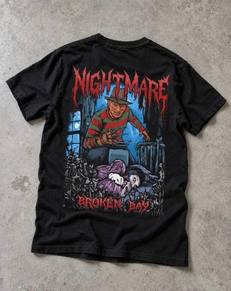 Shadow Ball – Dark Alt Metal T-Shirt- Pokemon/ Gengar inspired tee